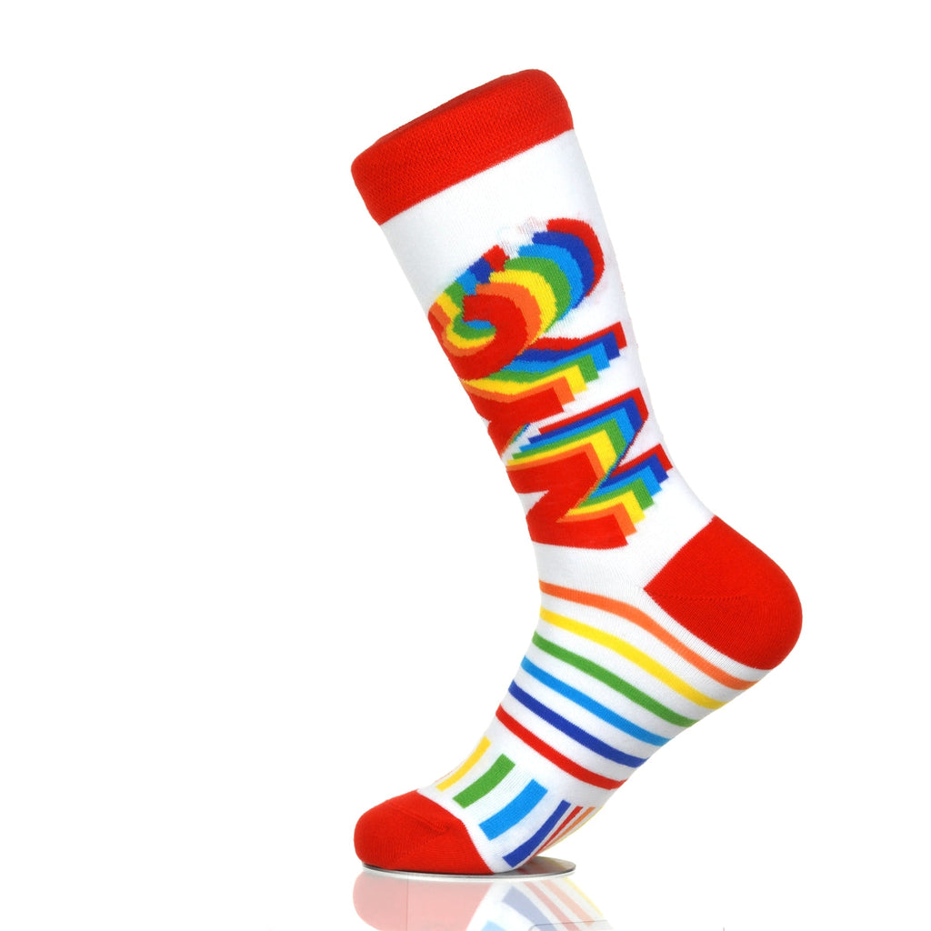 New York NYC Rainbow Step Letters